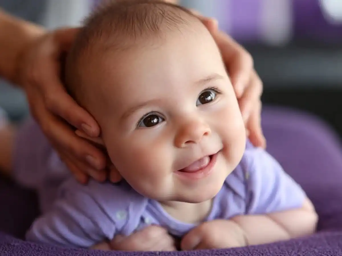 Paediatric chiropractic assessment for a baby